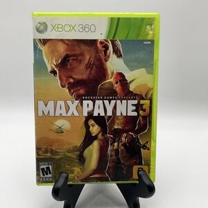 Max Payne 3 (Microsoft‎ Xbox 360, 2012) Tested Works Cracked Case
